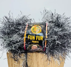 Lion Brand FUN FUR PRINTS Yarn Color 204 Lava NEW - Picture 1 of 4