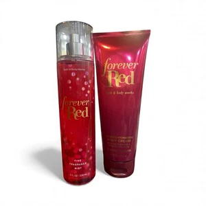 Bath & Body Works Forever Red Fine Fragrance Body Mist & Body Cream 2er Set NEU - Bild 1 von 4