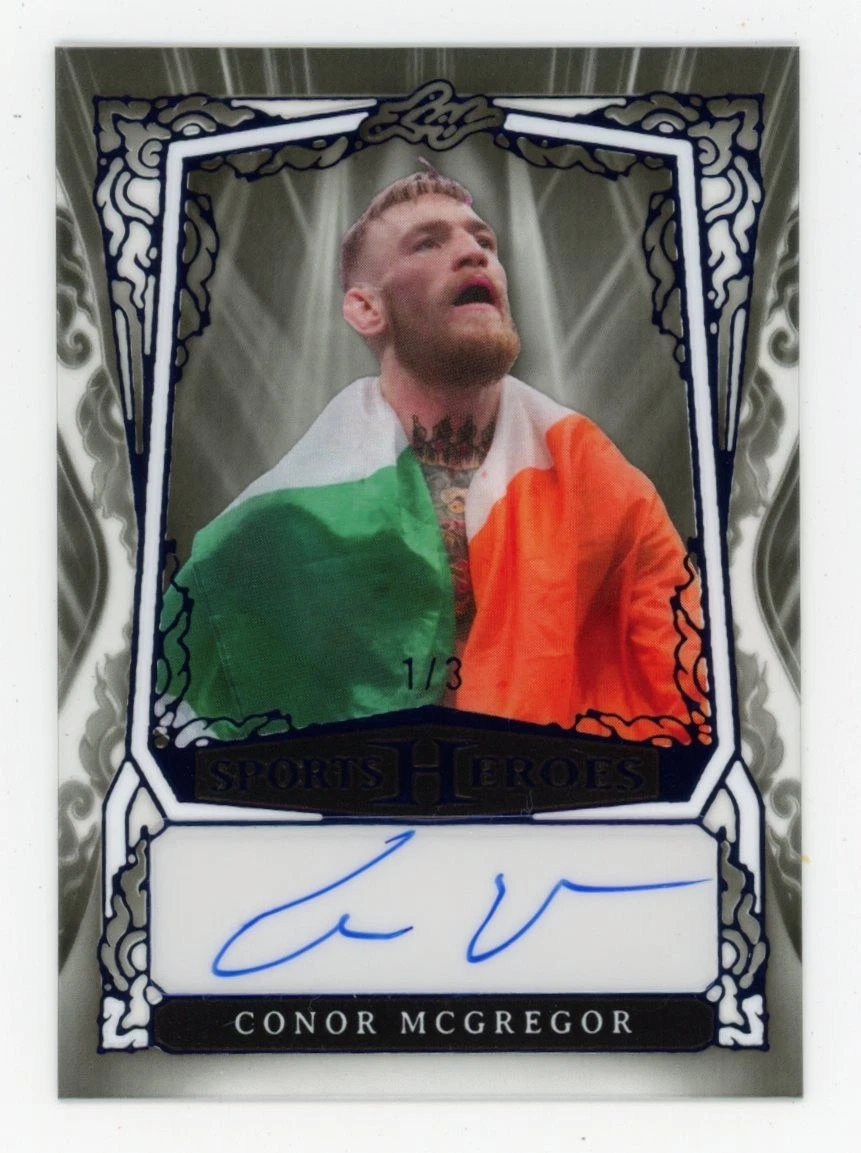 世界2枚】leaf コナー・マクレガー サインカード leaf 2024 コナー