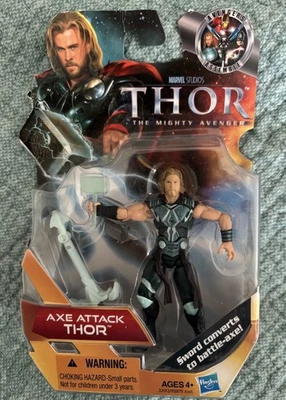 Figura Marvel Thor El Poderoso Vengador Hacha Ataque Thor #17 - 4"" - Nueva Foto 1 de 3