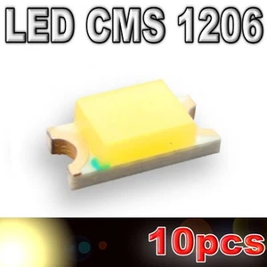 111/10# LED 1206 SMD warm white - 500mcd - 10pcs - Bild 1 von 1