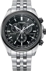 Citizen Men's Classic Perpetual Calendar Eco-Drive Silver Watch 44MM BL5566-50E - Picture 1 of 13