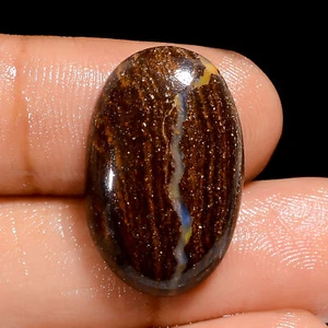 Opale masso naturale forma ovale cabochon pietra preziosa sfusa 16 ct 22X14X4 mm OA-9552 - Foto 1 di 5