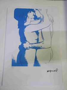 Andy Warhol Litografia off set  cm 57x38 con certificato edizione 100 - Foto 1 di 5