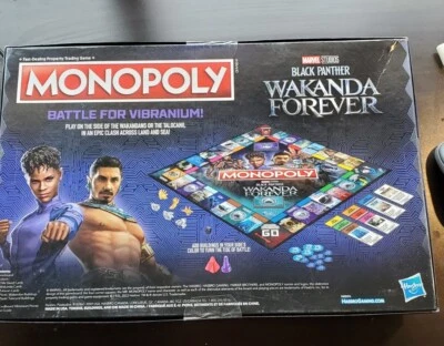 Monopoly: Juego de Mesa Black Panther - E5797 Edición 2022 NUEVO Foto 1 de 3