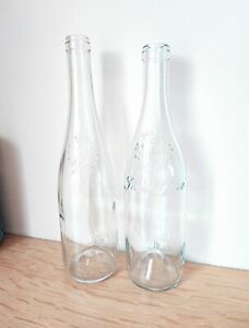 2 bouteilles/carafes de table - Transparentes - 75 cl