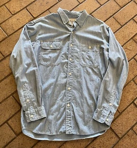 Ralph Lauren Polo Authentic Dungaree Denim Button Up Short / RN 41381 - Size L - Picture 1 of 9