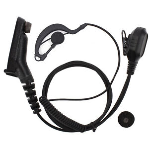 PTT Mic Earpiece Clip Headset for Motorola DP4800 DP4801 DP4600 DP4601 Radio