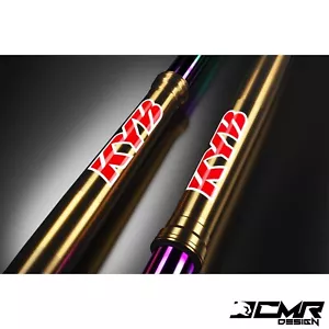 Adesivi Forcelle In Crystal Motocross Enduro KYB fondo trasparente Stickers - Picture 1 of 1