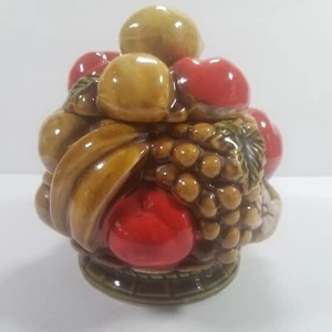 Vintage Ardco Fine Quality Dallas Harvest Fruit Canister Cookie Biscuit Jar - Picture 1 of 14