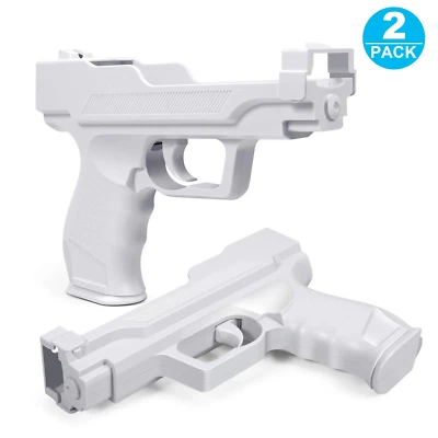 Motion plus Gun Compatible with Nintendo Wii Controller + Wii Shooting Games (Wh - Image 1 of 4