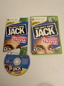 You Don't Know Jack (Microsoft Xbox 360, 2011) CIB Complete With Manual - Picture 1 of 1