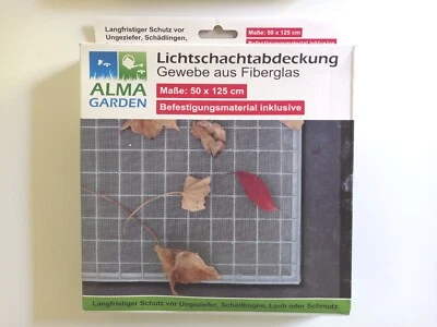 ALMA GARDEN 2 Stück Lichtschacht Abdeckung Kellerschachtabdeckung Fiberglas - Bild 1 von 4