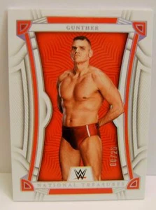 GUNTHER #8 /25 NATIONAL TREASURES WWE CHRONICLES PANINI 2023 - Picture 1 of 2