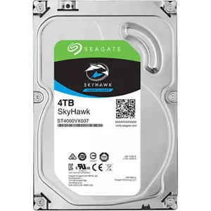 Seagate SkyHawk ST4000VX007 4 TB Surveillance Hard Drive SATA 3.5" 6.0 Gb/s HDD - Picture 1 of 5