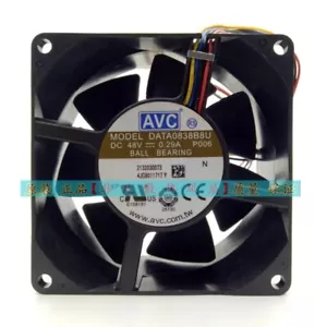 AVC DATA0838B8U DC48V 0.29A 8038 8cm Inverter 4-Wire Cooling Fan - Picture 1 of 5