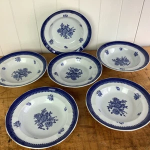 6 Shallow Soup Bowls Georgetown Collection by Wedgwood Springfield England - Picture 1 of 6