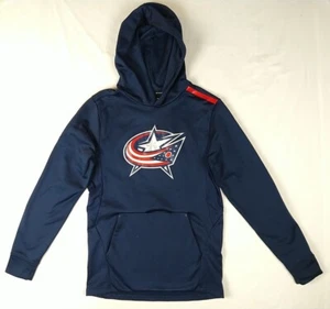 Sudadera con capucha azul Fanatics NHL Columbus chaquetas azules (para hombre talla S pequeña) auténtica profesional - Imagen 1 de 6