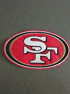 NFL San Francisco 49ers Large Back Patch 6 1/4" X 10 1/2", NEW - Picture 1 of 1