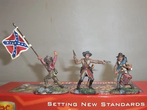 CONTE SOS009 CONFEDERATE ADVANCING COMMAND REBEL YELL SERIES TOY SOLDIER SET - Picture 1 of 1