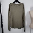 NEW Free People Size XS We the Free Thumb hole Arden Tee  Green Long Sleeve