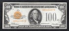 Fr. 2405 1928 $100 One Hundred Dollars Gold Certificate Note About Uncirculated