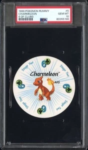 1999 Pokémon Rummy Charmeleon 6 of Clubs #5 PSA 10 POP 13 - Picture 1 of 2
