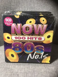 Now 100 Hits 80s No.1s CD (5 Discs)  - New Sealed - Imagen 1 de 1