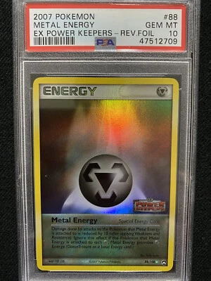 2007 Pokemon EX Power Keepers Metal Energy Reverse Foil 88/108 PSA 10 Gem Mint - Image 1 of 2