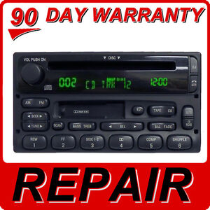 Ford Explorer Mercury Mountaineer Radio CD Player Mach RDS REPAIR ONLY 98 99 01
