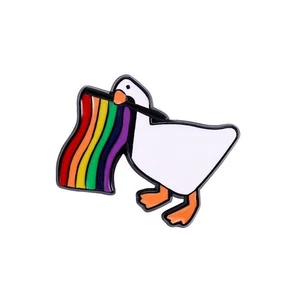 Pride Duck Pin Pride Pins Rainbow Pins LGBT  Enamel Metal Lapel Pin - Bild 1 von 1