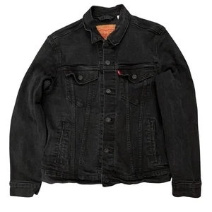Levi's Trucker Jeansjacke Herren Größe M Taschen Typ 3 72334 schwarz - Bild 1 von 7