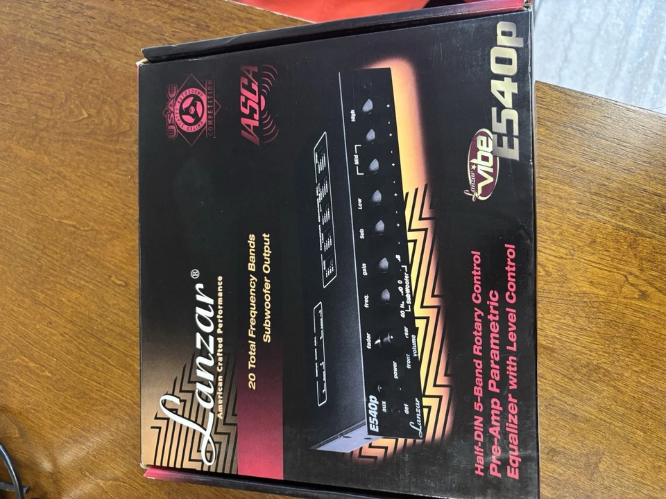 Lanzar E540P Parametric EQ, Sub Output, Line Input and Auxiliary Input - Image 1 of 4