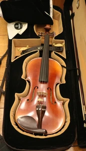 Fabulous Herman Contemporary Maple Violin Viola 14.5 With Quality Carry Case - Picture 1 of 20