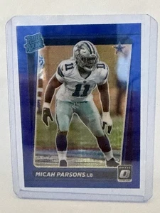 2021 Panini Donruss Optic - Rated Rookie Micah Parsons #245 Blue Prizm (RC) - Bild 1 von 2