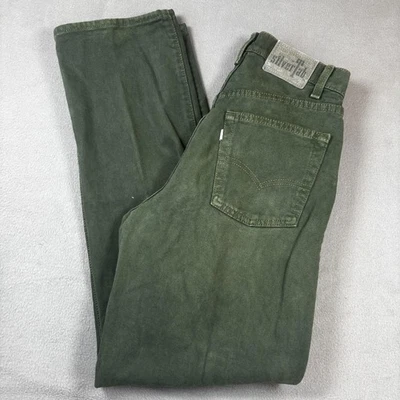 Pantalones de mezclilla holgados sueltos verdes 30x32 vintage Levis SilverTab para hombre hechos en EE. UU. AÑOS 90 Foto 1 de 4