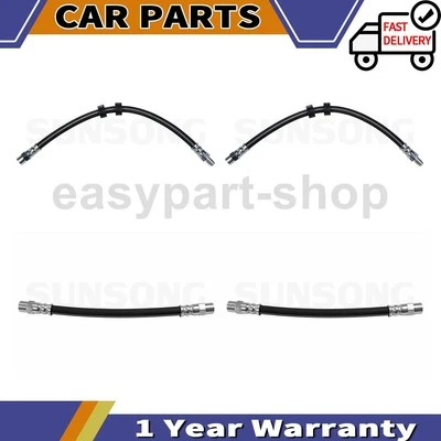 4 mangueras de línea de freno delanteras traseras Sunsong para Volvo 850 1997 1993 Foto 1 de 4