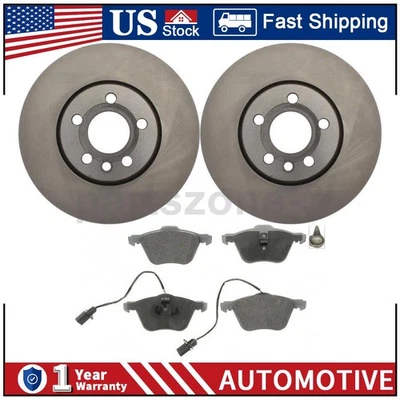 Pastilla de freno rotor delantero 3 piezas para Volkswagen Sharan 1,8 L 2002 - 2008 Foto 1 de 4