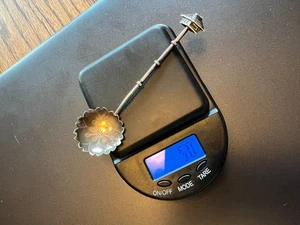 Vintage Sterling Silver Matoba Japan Demitasse Spoon - Picture 1 of 8