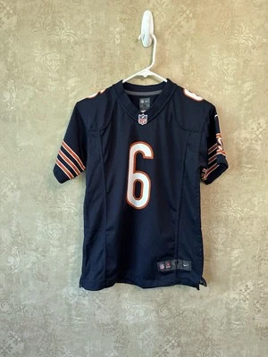 Camiseta deportiva de los Chicago Bears Cutler #6 2012-16 NFL sobre el campo Nike juvenil talla M 10/12 Foto 1 de 4