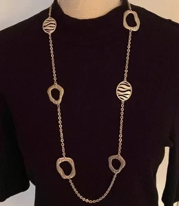 Premier Designs Jewelry ZEBRA 36" Necklace Pre-owned - Picture 1 of 3
