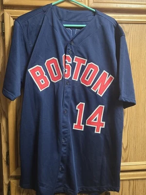 Camiseta autografiada por Jim Rice de los Medias Rojas de Boston Foto 1 de 4