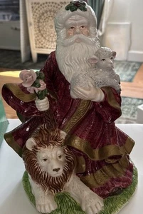 House of Lloyd Christmas Around the World Musical Peaceful Kingdom Santa in Box - Picture 1 of 7