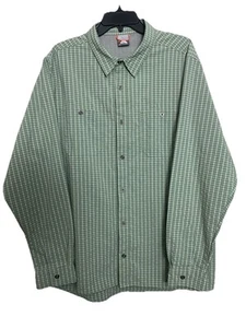 Camisa vintage Nike ACG para hombre 2XL ventilada verde a cuadros botón senderismo aire libre - Imagen 1 de 7