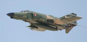 McDonnell Douglas F-4 Phantom II Aircraft Wood Model Replica Small Free Shipping - Picture 1 of 1