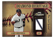 2005 Playoff Prestige Gary Sheffield Diamond Heritage jersey card 23/100 Yankees