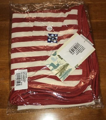Kickee Pants Bamboo 2019 Candy Cane Stripe Blanket Swaddle New - Image 1 of 4
