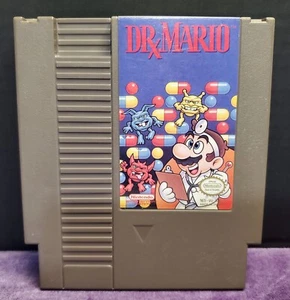 Dr. Mario - Cartuccia gioco Nintendo NES originale 1990 - testata e pulita - Foto 1 di 7
