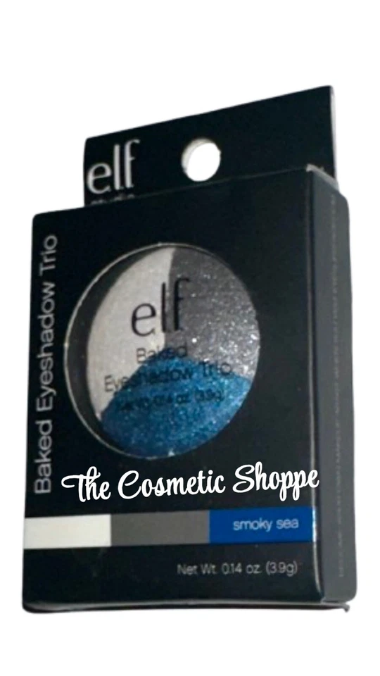 e.l.f. Studio Baked Eyeshadow Trio 81294 Smoky Sea NEW X1 - Image 1 of 2