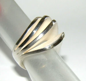 Designer Silber Ring  Gr 54  gepunzt 925   Lamellen extravagantes Designerstück - Bild 1 von 11